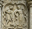 Panel 11:05 - Cain digging, while his wife spins